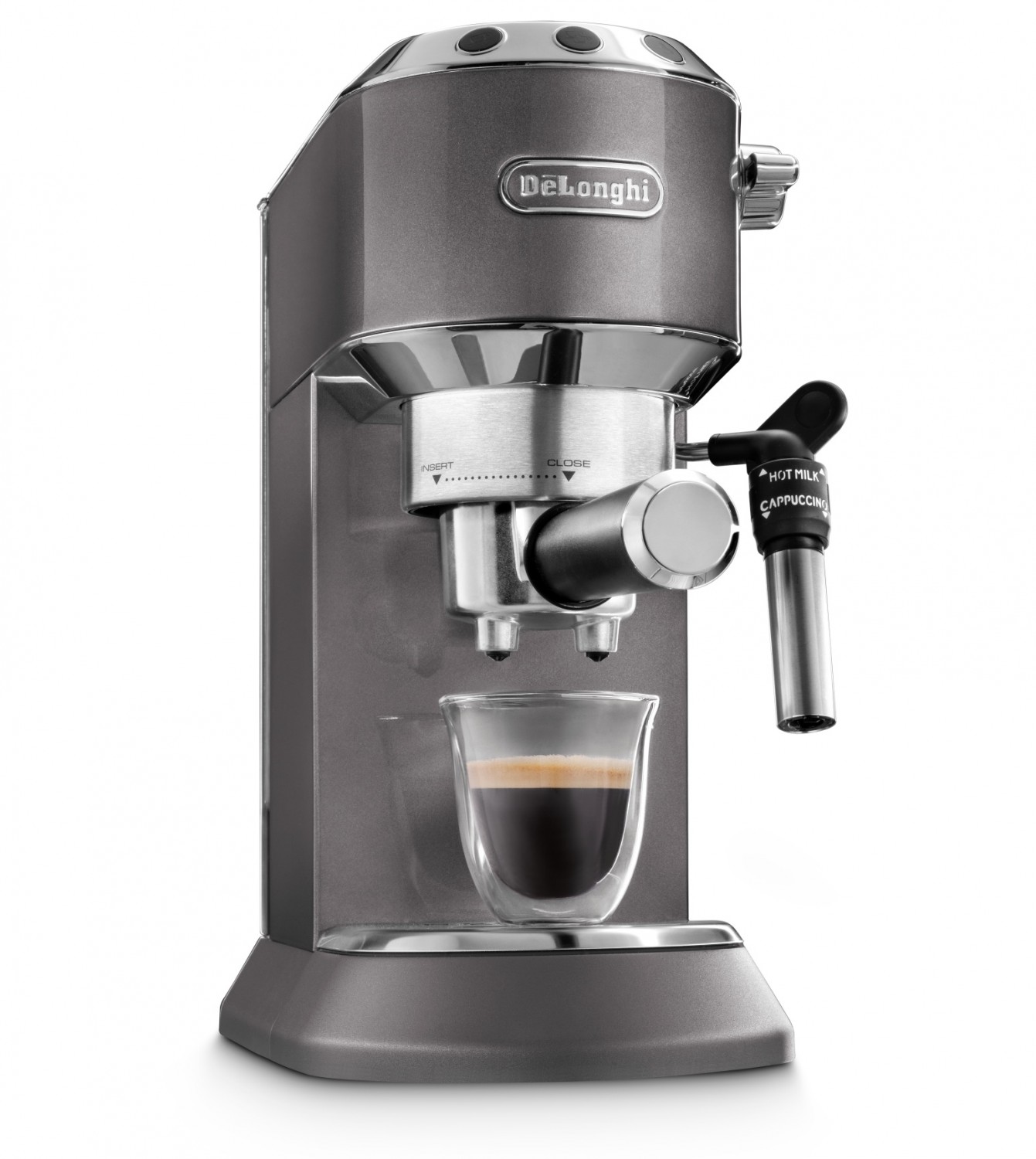 Stylischer Siebträger für Spitzenkaffees: DeLonghi Dedica Style EC 685, Bild 3 Kaffeemaschine DeLonghi Dedica Style EC 685 im Test, Bild 3