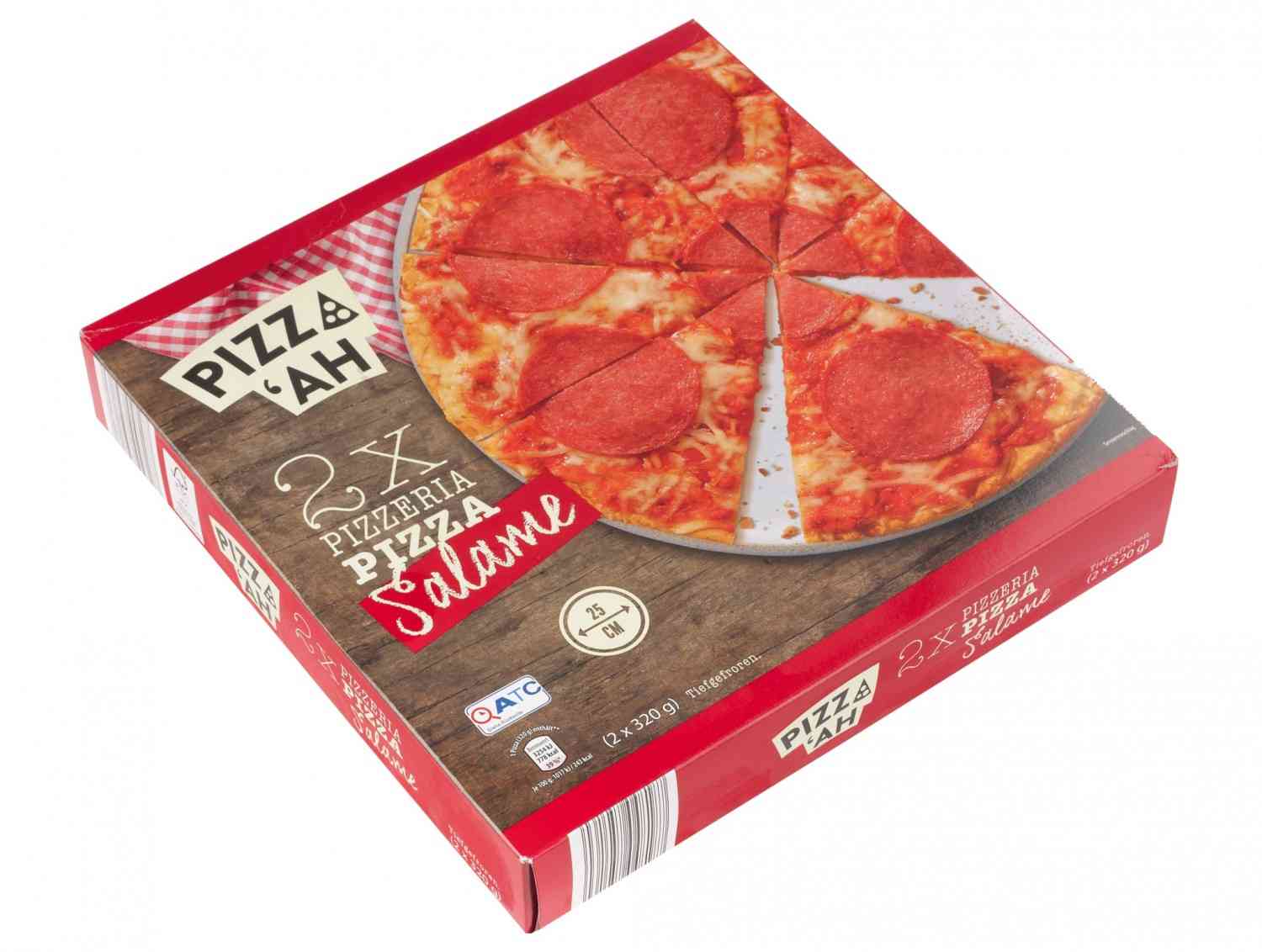 Tiefkühl-Pizza Pizza ’Ah Salame (Aldi) im Test, Bild 3