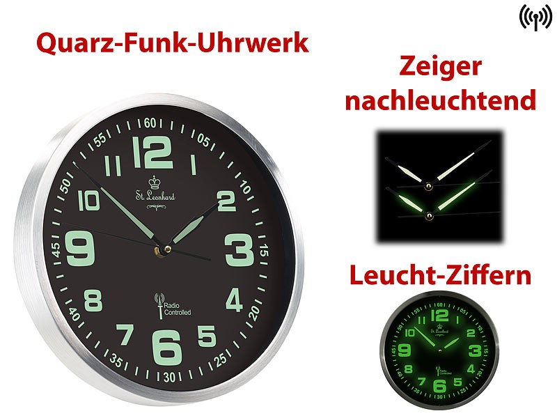 Funk-Wanduhr: St. Leonhard Funkwanduhr, Bild 4 Sonstiges Haustechnik St. Leonhard Funkwanduhr im Test, Bild 4