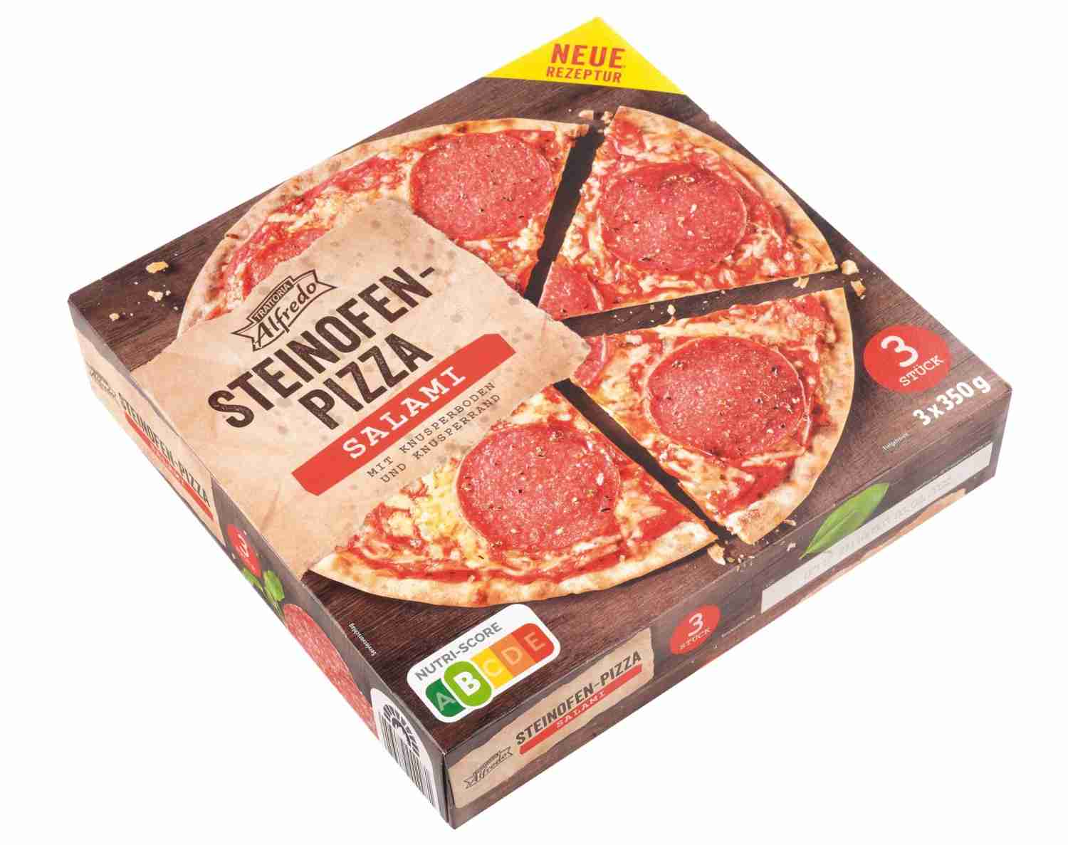 Tiefkühl-Pizza Trattoria Alfredo Steinofen-Pizza Salami (Lidl) im Test, Bild 4
