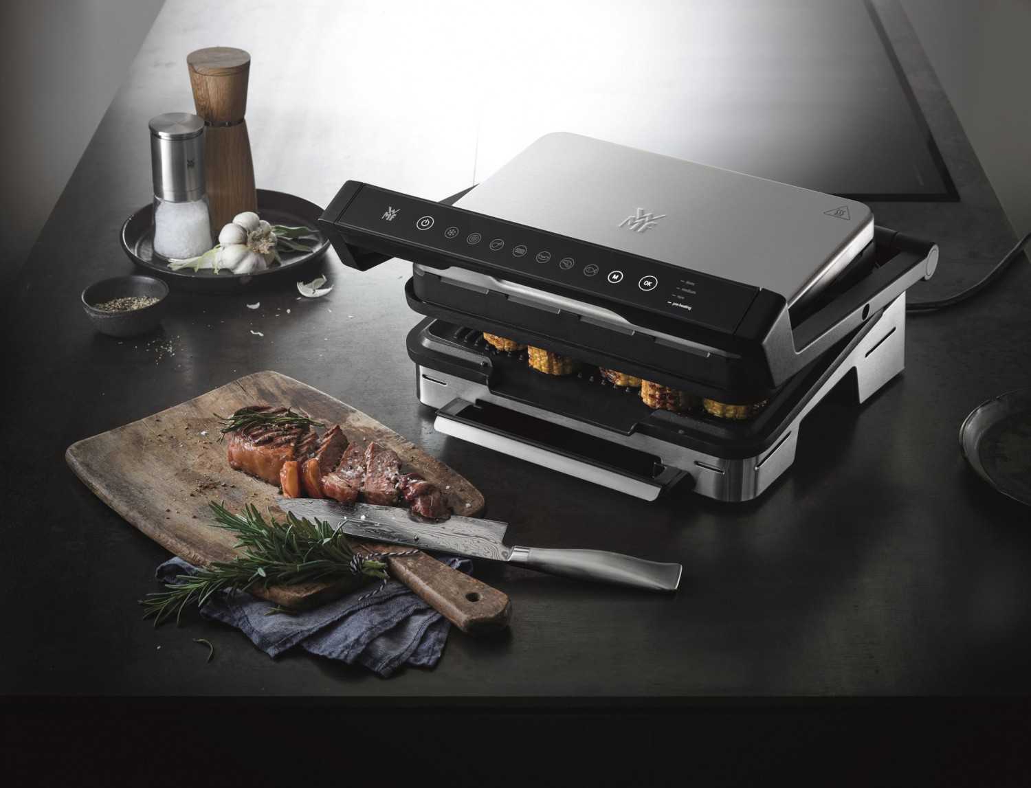 Doppelte Hitze: WMF Profi Plus Kontaktgrill Perfection, Bild 2 Kontaktgrill WMF Profi Plus Kontaktgrill Perfection im Test, Bild 2
