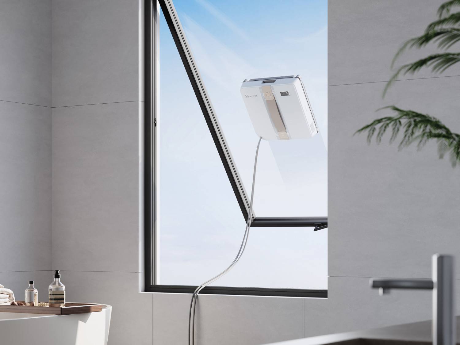 Fensterreiniger Ecovacs Winbot Mini Fensterputzroboter im Test, Bild 3