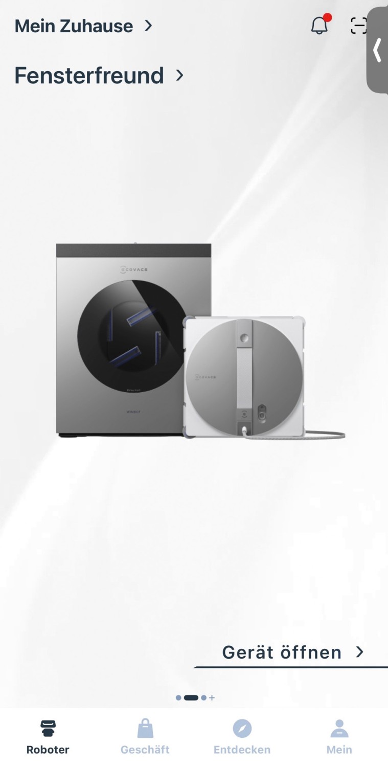 Fensterreinigung auf neuem Level: Ecovacs WINBOT W30 OMNI, Bild 5 Fensterreiniger Ecovacs WINBOT W30 OMNI im Test, Bild 5