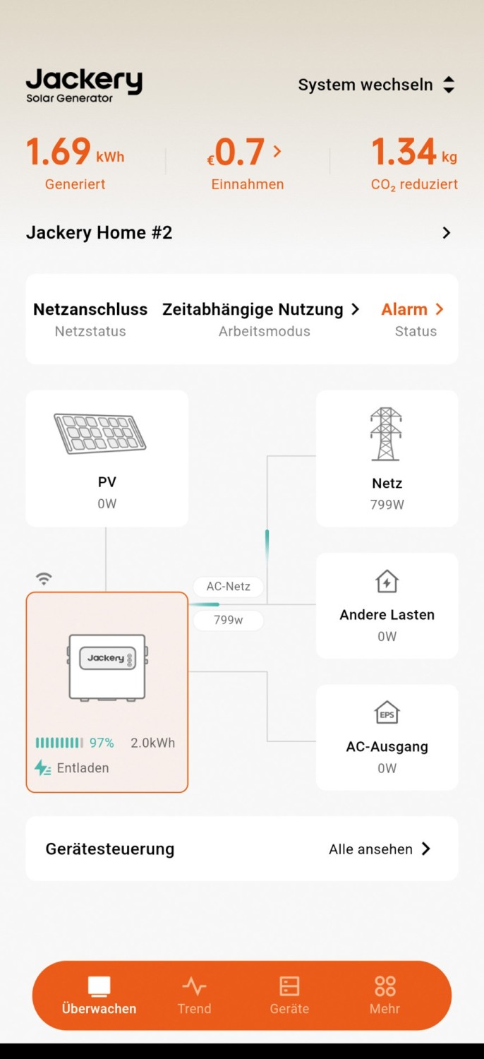 Balkonkraftwerk: Jackery Navi 2000 + 800 W Flexible Solarpanel Set, Bild 4 Sonstiges Haustechnik Jackery Navi 2000 + 800 W Flexible Solarpanel Set im Test, Bild 4