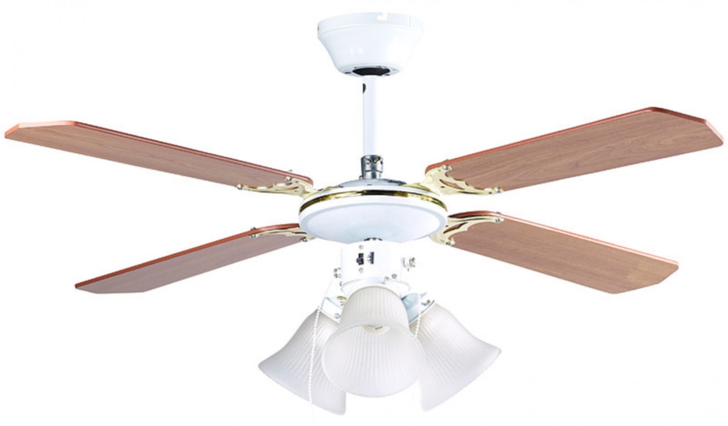 Frische und Eleganz im kolonialen Stil: Sichler Deckenventilator VT-696, Bild 2 Klimageräte Sichler Deckenventilator VT-696 im Test, Bild 2