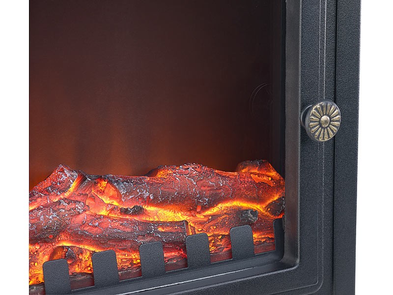 Kleiner Elektro-Kamin Bayudha von Sichler Hausgeräte mit schönen Lichteffekten: Sichler Elektro-Kamin Bayudha, Bild 2 Klimageräte Sichler Elektro-Kamin Bayudha im Test, Bild 2