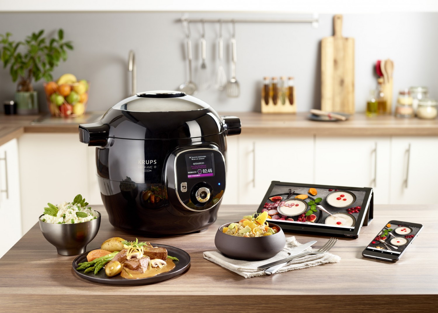 Test Multikocher - Krups Cook4me+ Connect - sehr gut - Bildergalerie ...