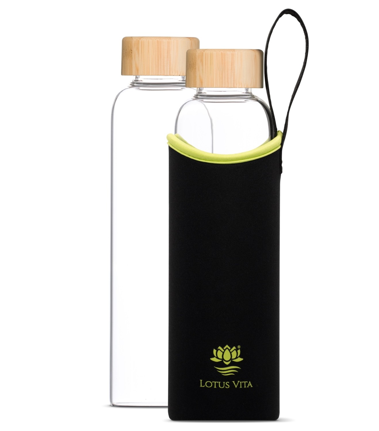 Sonstige Haushaltshilfe Lotus Vita Trinkflaschen aus Glas im Test, Bild 3