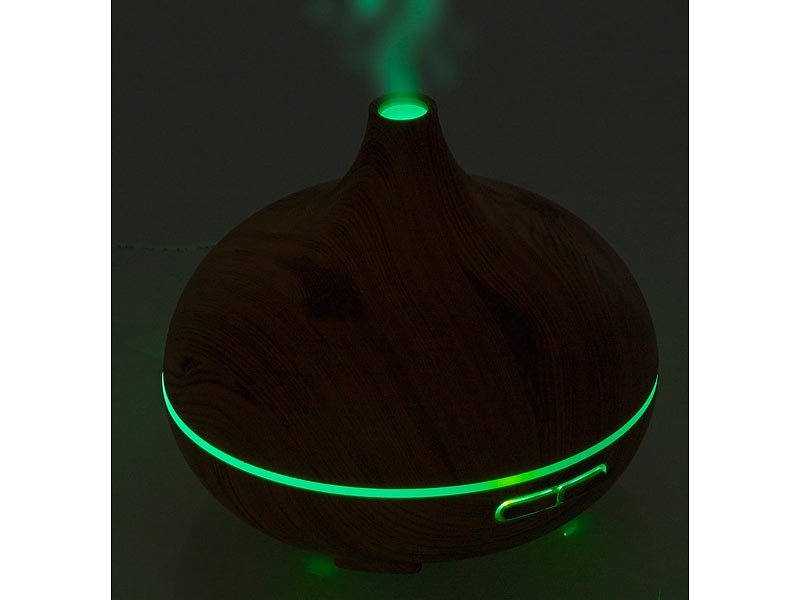 Luftbehandlung Carlo Milano Aroma-Diffusor und Luftbefeuchter mit LED-Farbwechsler im Test, Bild 5