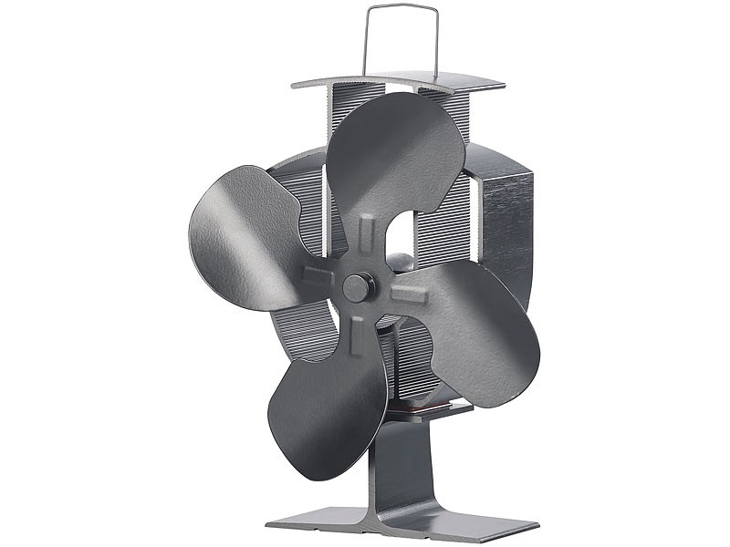 Gemütliche Wärme: Carlo Milano Stromloser Kaminofen-Ventilator, Bild 2 Luftbehandlung Carlo Milano Stromloser Kaminofen-Ventilator im Test, Bild 2