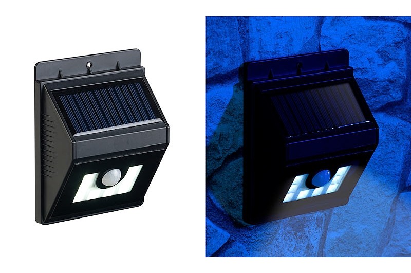 Beleuchtung LUNARTEC Solar-LED-Wandleuchte im Test, Bild 4