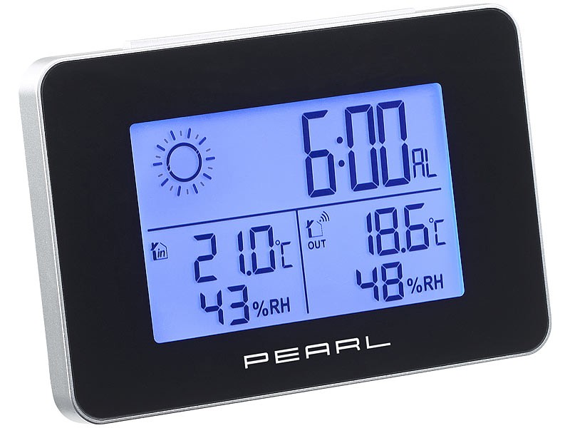 Sonstiges Haustechnik Pearl Wetterstation FWS-150 mit Funk-Außensensor im Test, Bild 2