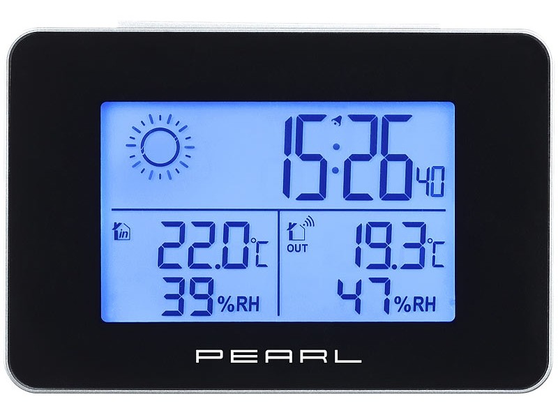 Sonstiges Haustechnik Pearl Wetterstation FWS-150 mit Funk-Außensensor im Test, Bild 3