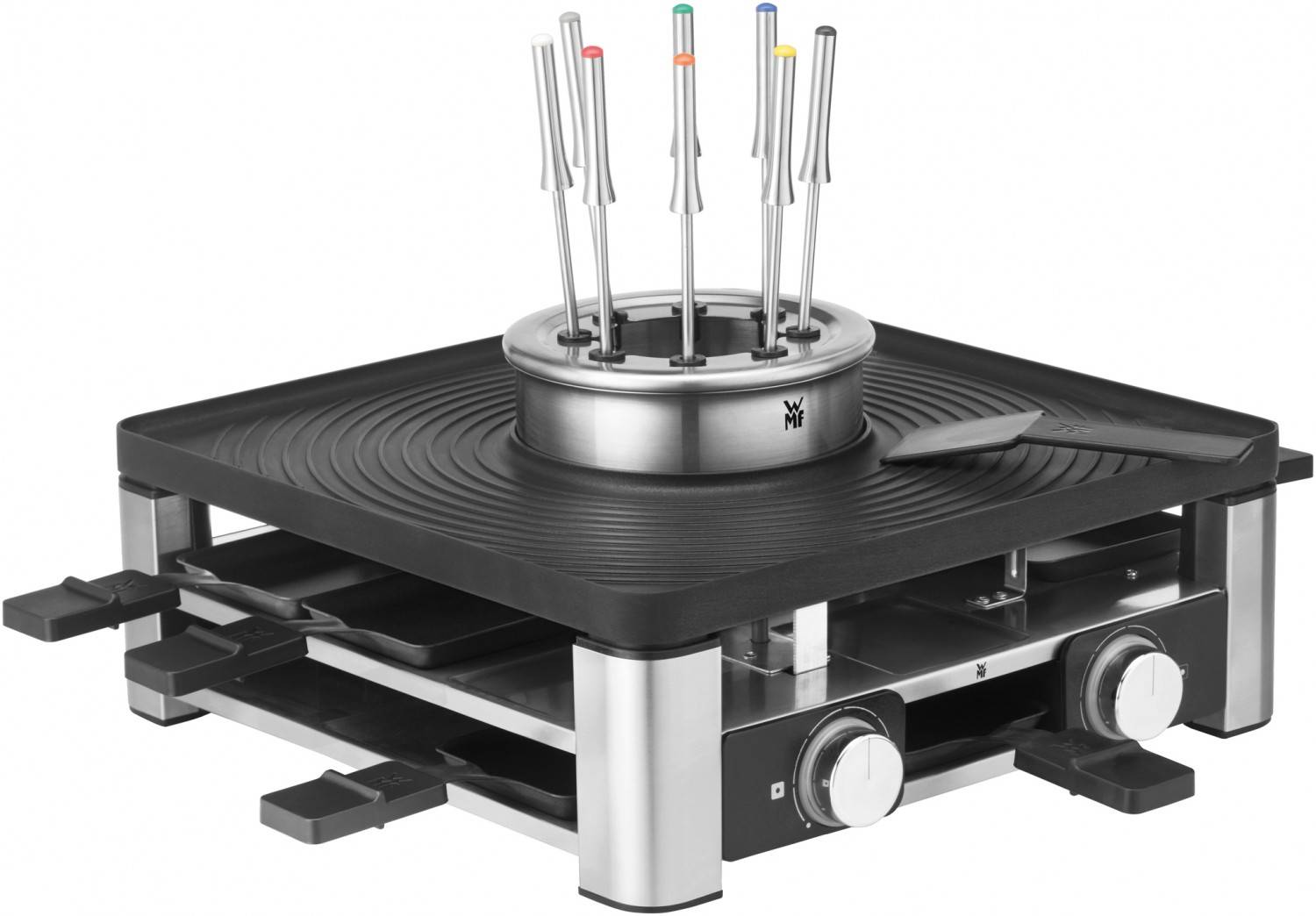 Raclette-Fondue · WMF Lumero Gourmet Station 3-in-1: WMF Gourmet Station 3-in-1, Bild 2 Raclette-Grill WMF Gourmet Station 3-in-1 im Test, Bild 2