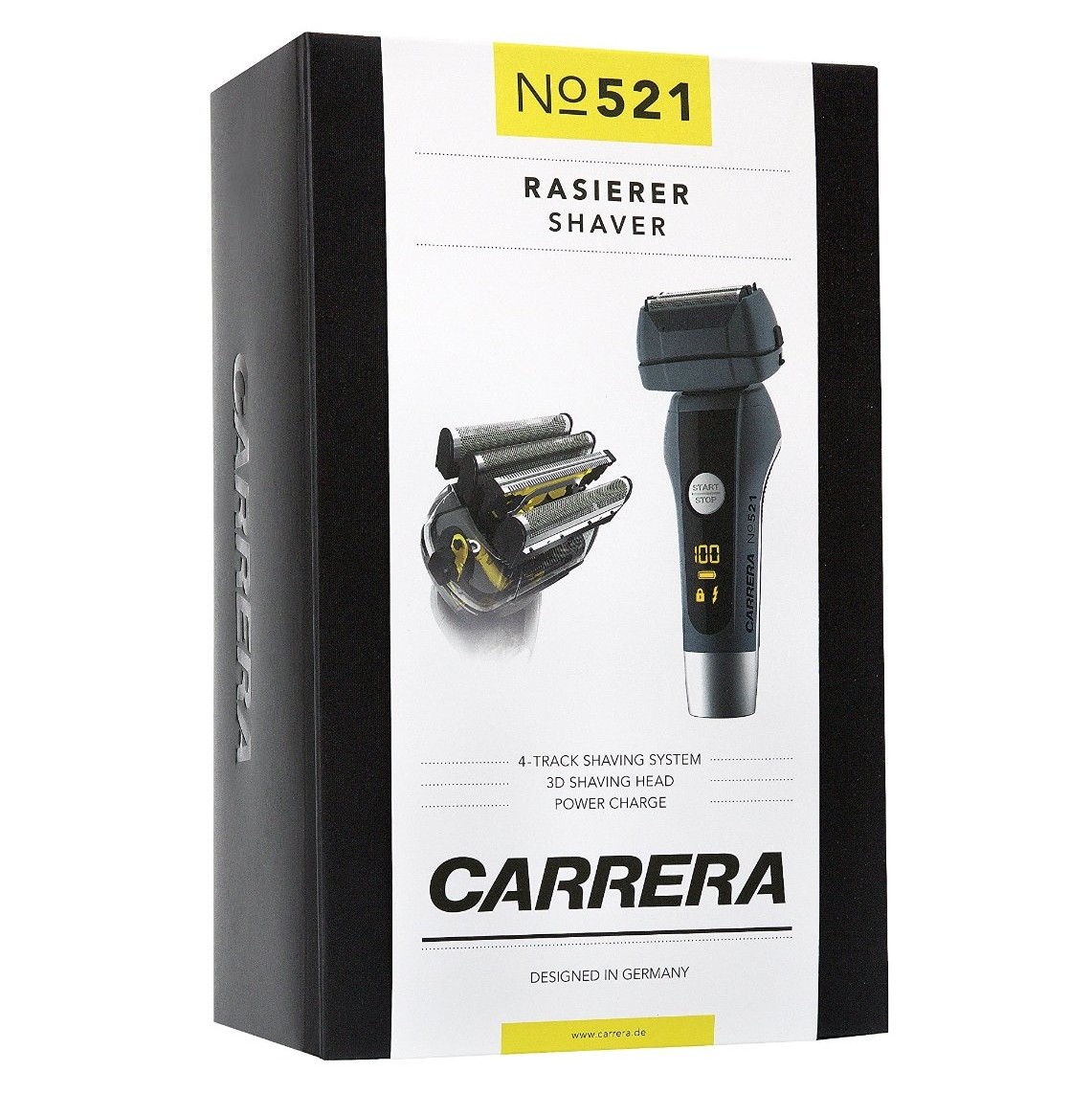 Mit Vollgas zu glatter Haut: Der Carrera №521 ist ein echter Dauerläufer: Carrera №521, Bild 4 Rasierapparat Carrera №521 im Test, Bild 4
