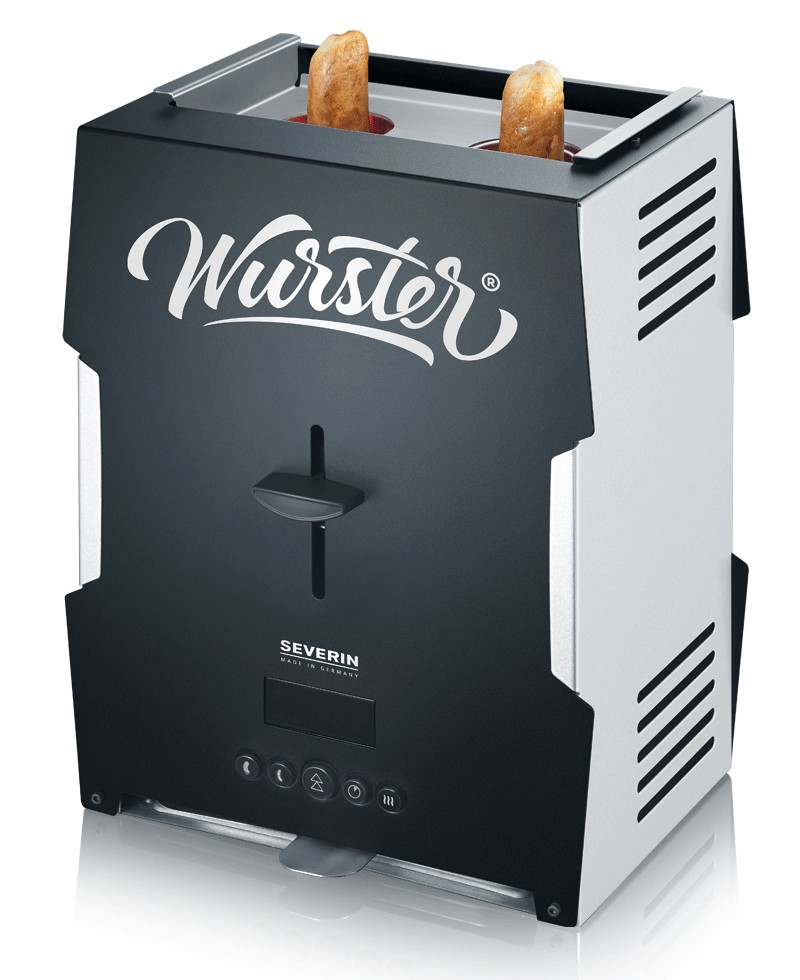 Perfekte Bräune auf Knopfdruck: Der Wurster von Severin zaubert die optimale Bratwurst: Severin Wurster WT 5000, Bild 1 Tischgrill Severin Wurster WT 5000 im Test, Bild 1