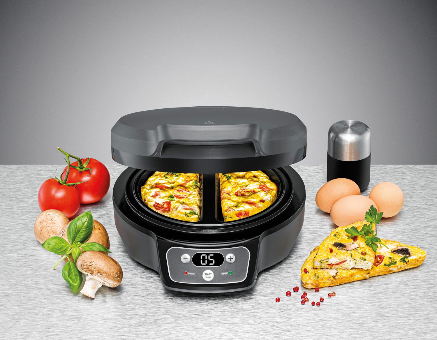 Geling-Garantie: Rommelsbacher Omelett Chef OM 950 „Oskar“, Bild 2 Sonstige Küchengeräte Rommelsbacher Omelett Chef OM 950 „Oskar“ im Test, Bild 2