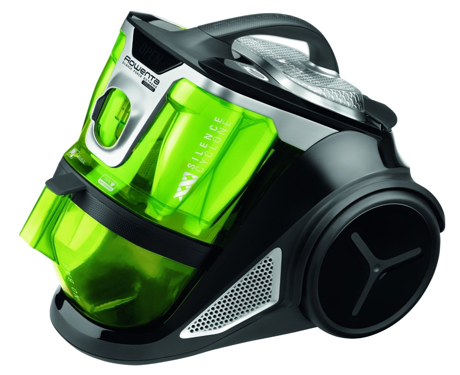 Leise, sparsam, beutellos: Zyklonen-Sauger von Rowenta reinigt den Boden und die Luft: Rowenta SILENCE FORCE EXTREME Cyclonic Eco RO 8252, Bild 2 Staubsauger Rowenta SILENCE FORCE EXTREME Cyclonic Eco RO 8252 im Test, Bild 2