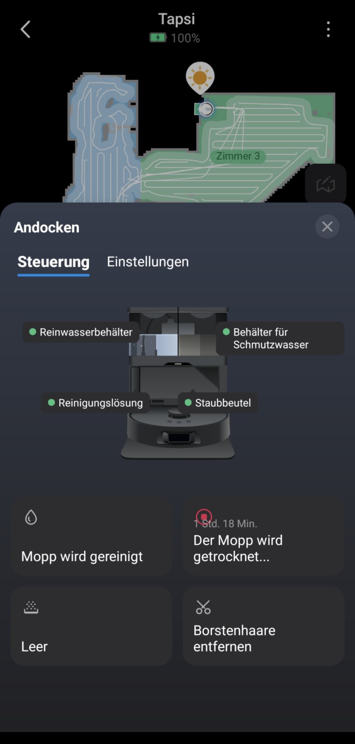 Wisch- und Saugroboter Tapo RV50 Pro Omni im Test, Bild 10