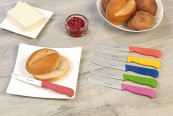 Messer Rosenstein und Söhne 6er-Set bunte Frühstücksmesser mit Wellenschliff im Test, Bild 1