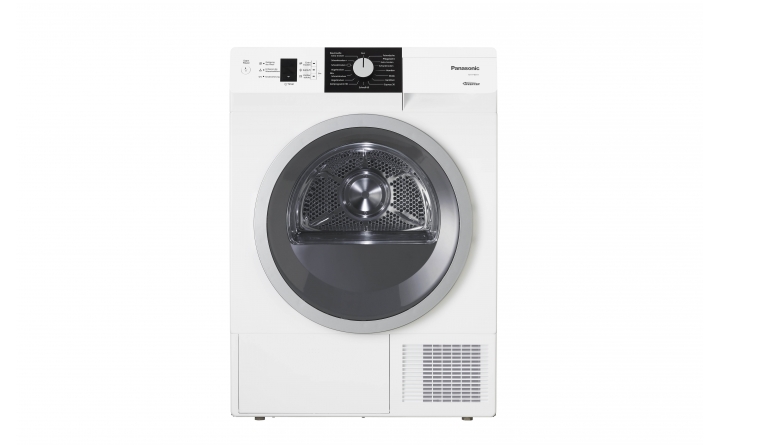 Hocheffizient: Wäschetrockner NH-P8ER1 von Panasonic: Panasonic Wäschetrockner NH-P8ER1, Bild 1 Wäschetrockner Panasonic Wäschetrockner NH-P8ER1 im Test, Bild 1