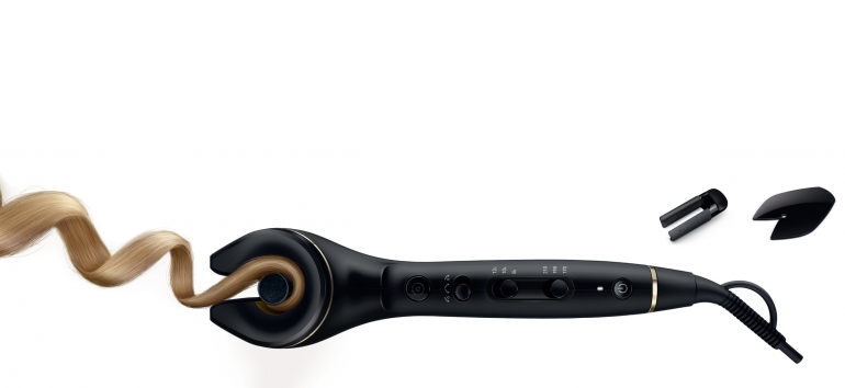Locken – einfach wie noch nie!: Philips Pro Curler HPS940, Bild 1 Lockengerät Philips Pro Curler HPS940 im Test, Bild 1