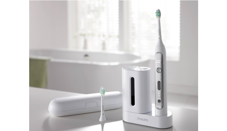 Zahnbürste mit Schalltechnologie: Glatte und saubere Zähne wie mit der Poliermaschine: Philips Sonicare FlexCare Platinum HX9170, Bild 1 Zahnbürste Philips Sonicare FlexCare Platinum HX9170 im Test, Bild 1