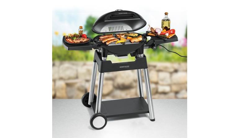 Vielseitiger Elektrogrill: Rommelsbacher Barbecue Grill mit Grillwagen BBQ 4100/S, Bild 1 Grill Rommelsbacher Barbecue Grill mit Grillwagen BBQ 4100/S im Test, Bild 1