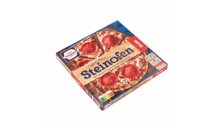 Original Wagner Steinofen Salami: Wagner Steinofen Salami, Bild 1 Tiefkühl-Pizza Wagner Steinofen Salami im Test, Bild 1