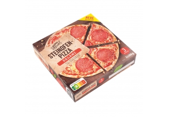 Vergleichstest: Trattoria Alfredo Steinofen-Pizza Salami (Lidl)